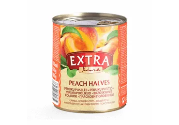 Kons.virsikupoolikud EXTRA LINE 820g