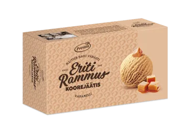 Koorejäätis ERITI RAMMUS karamelli, 480g