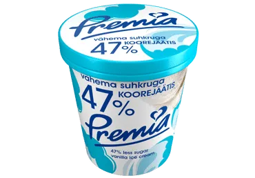 Koorejäätis PREMIA 47% vähe suhkr.,240g