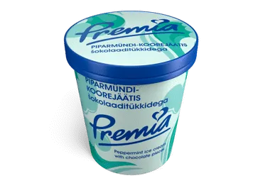 Koorejäätis PREMIA piparmündi, 245g