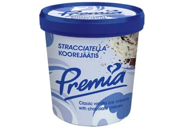 Koorejäätis PREMIA stracciatella, 245g