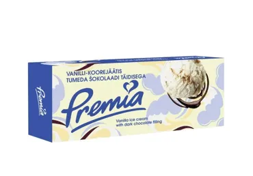Koorejäätis vanilli šokolad.PREMIA,480g