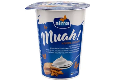 Koorejogurt ALMA Muah r.leiv-kaneel,380g
