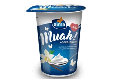 Koorejogurt muah vanilli, ALMA, 380 g