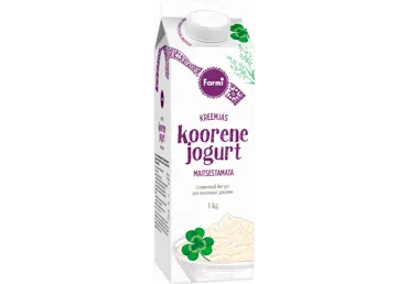 Koorene jogurt FARMI 5%maitsestamata 1kg