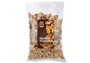 Kooritud kreeka pähklid WELL DONE 500g