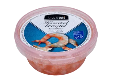 Kooritud krevetid soolvees 300g