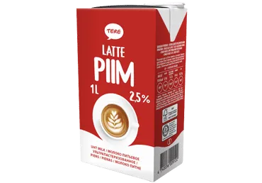 Kõrgkuum.joogipiim TERE Latte 2,5%,1L