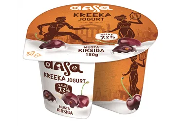 Kreeka jogurt AASA musta kirsiga, 150g