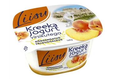 Kreeka jogurt virsikutega Liisu 160g