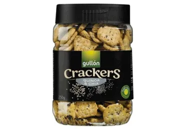 Kreekerid GULLON kinoa-chia seemnet.250g
