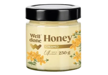 Krēmveida medus WELL DONE 250g