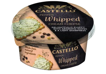 Kreemjuus vahestat. Castello pipraga125g