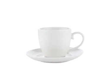 Kruus ja taldrik AURORA White Home 230ml