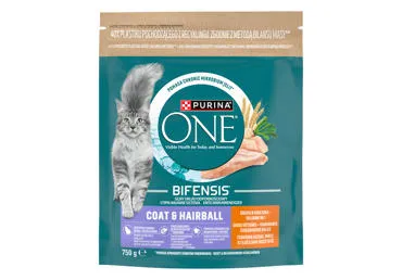 Kuiv kassisööt ONE Coat&Hairb.kana 750g