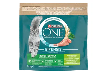 Kuiv kassisööt ONE Indoor kalkun 1.4kg