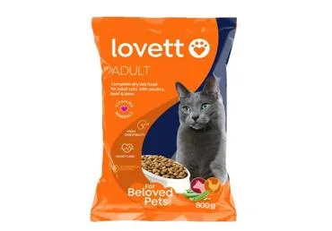 Kuiv kassit.LOVETT linnuliha-veis 800g