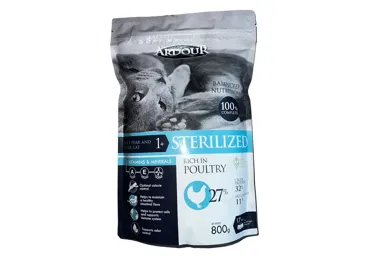 Kuiv kassitoit ARDOUR linnul 800g steril