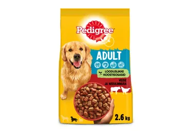 Kuiv koerasööt loom.linn.PEDIGREE 2.6kg