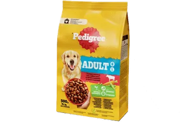Kuiv koerasöötPEDIGREE loom.+linnul.500g