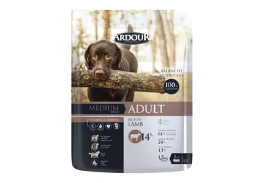Kuiv koeratoit ARDOUR lamba 1.5kg keskm
