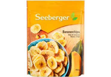 Kuivatatud banaani laast. SEEBERGER 150g