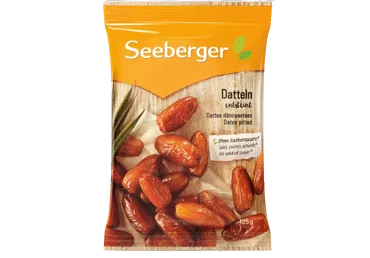 Kuivat.kivideta datlid SEEBERGER 125g