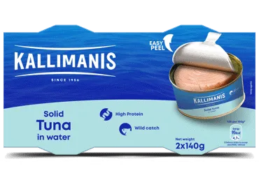 Kulduim-tuunikala vees KALLIMANIS,2x140g
