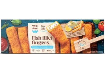 Külm. kalafileepulgad WELL DONE 450g