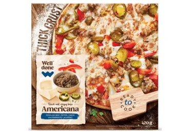 Külm. pitsa Americana WELL DONE, 420g