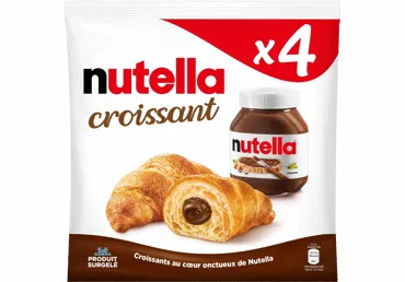 Külm.croissant NUTELLA 4tk, 340g
