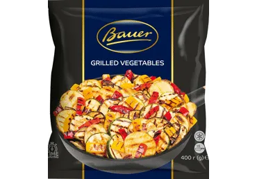 Külm.grillitud köögiviljad BAUER, 400g