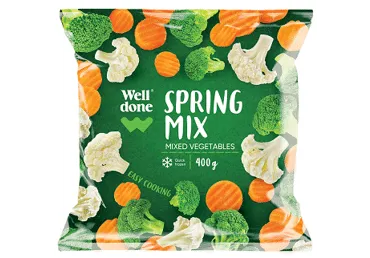 Saldēti pavasara dārzeņi WELL DONE 400g