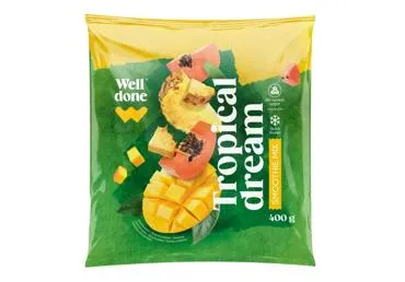 Külm.kollane smuuti WELL DONE 400g