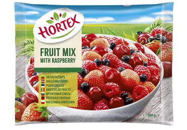 Külm.marjasegu vaarikatega HORTEX, 300g