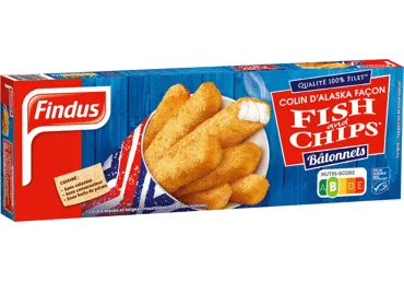 Külm.mintaifilee pulgad FINDUS, 364g