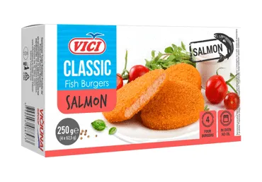 Külm.paneeritud lõheburger VICI, 250g
