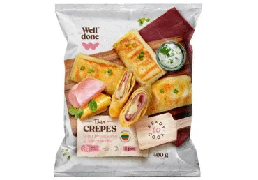 Külm.pannk.prosc.-mozzar. WELL DONE,400g