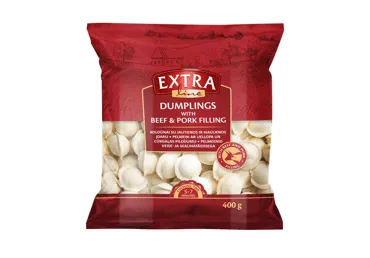 Pelmeņi ar liellopu un cūkgaļu EXTRA LINE 400g