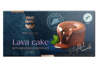 Saldēta šokolādes lavas torte WELL DONE PREMIUM 180g