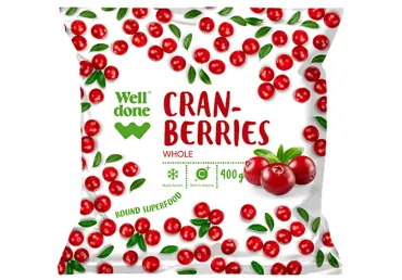 Külmutatud jõhvikad WELL DONE, 400g