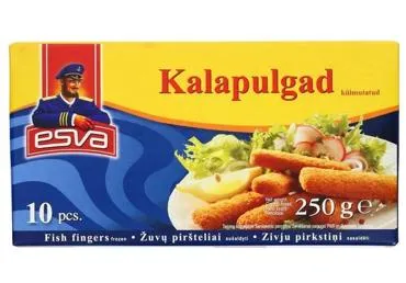 Külmutatud kalapulgad ESVA, 250g