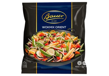 Saldētu dārzeņu maisījums Wokmix Orient BAUER 400g