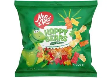 Kummikommid Happy Bears MIO & RIO 300g