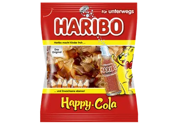Kummikommid Happy Cola HARIBO 100g