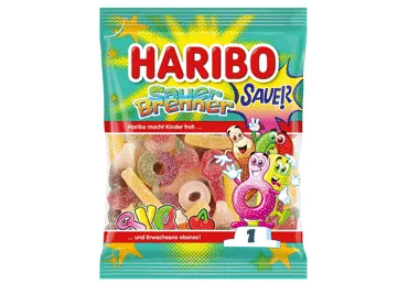 Kummikommid HARIBO Sauer Brenner 160g