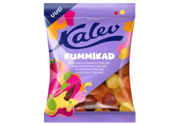Kummikommid koola ja mix KALEV 120g