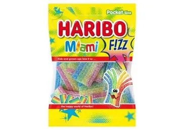 Kummikommid Miami Fizz Haribo 85g