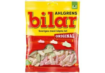 Kummikommid original Bilar 125g