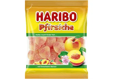 Želejkonfektes HARIBO Pfirsiche, 175g